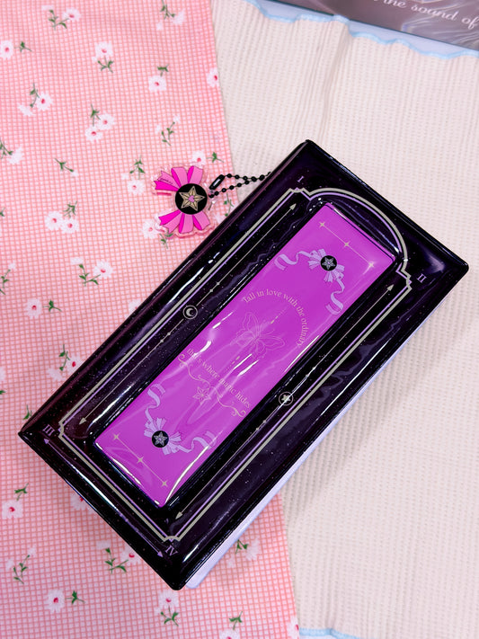 Puffy Long Photo Album with Keychain for 4-cut photos / Photo Booth Photo Album