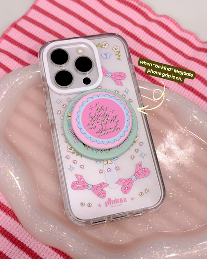 Be Kind Transparent Impact iPhone Case