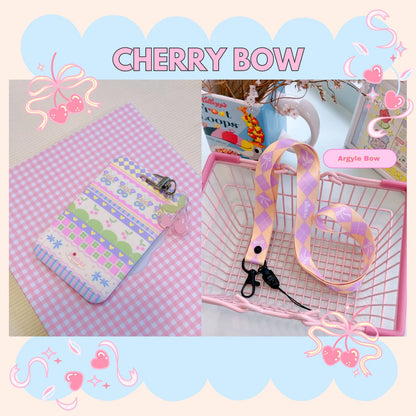 Card Case + Lanyard (with mini keychain)