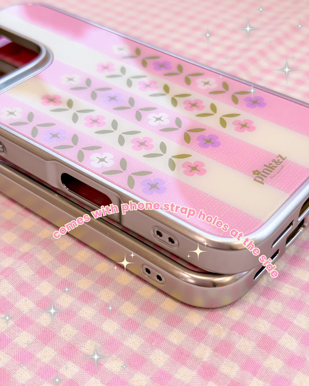 Red Flower Bow Metallic Magnetic iPhone Case