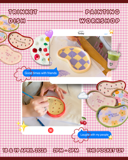 Trinket Dish Painting Workshop @ The Pocket