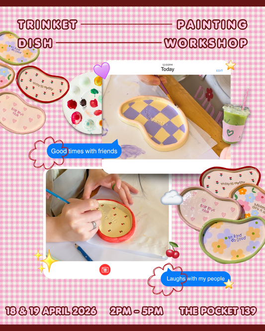 Trinket Dish Painting Workshop @ The Pocket