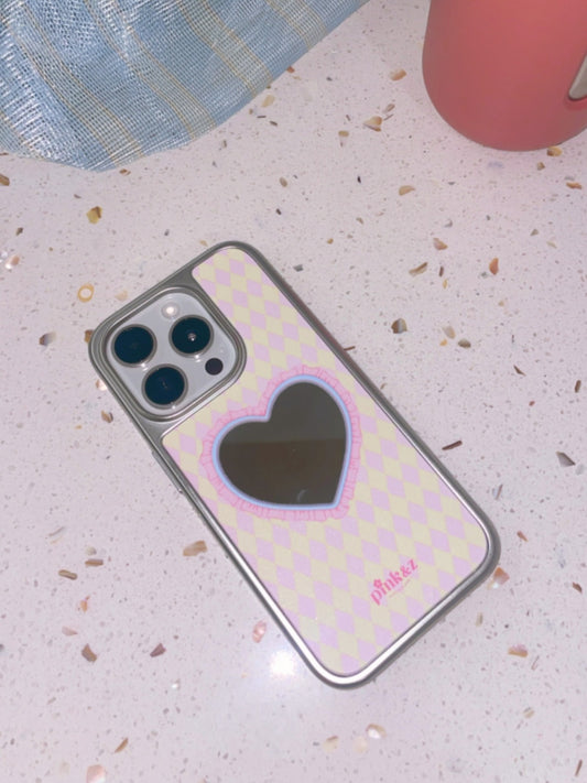 Lovely Metallic Mirror Phone Case