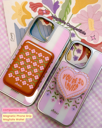 Raya Bloom Metallic Magnetic iPhone Case