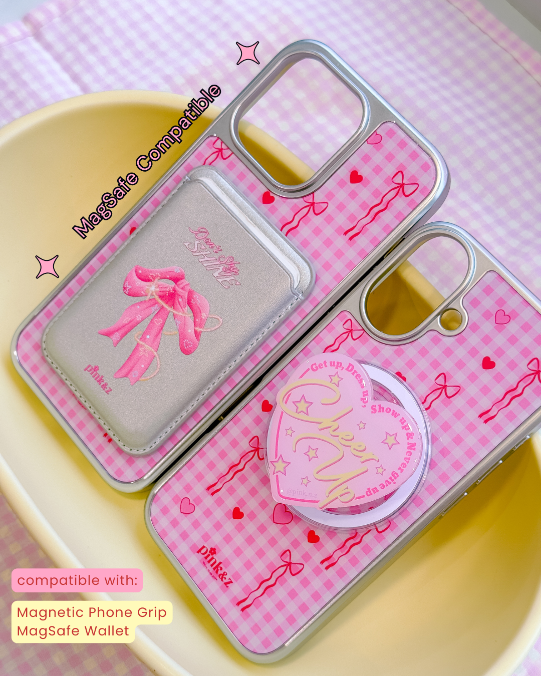 Luckiest Girl Metallic Magnetic iPhone Case