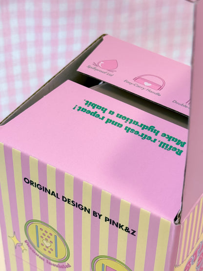 Stainless Steel Bottle with Handle & Spill Proof Lid