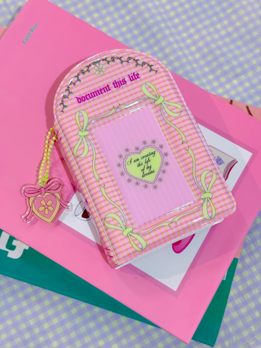 Photo Album with Keychain for Polaroid photos & Photocard