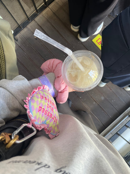 Stressed but Blessed Plush Pouch Bag Charm