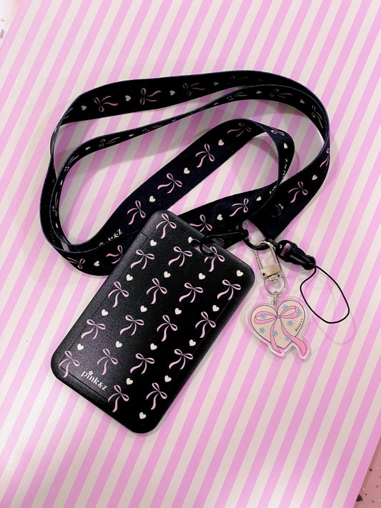 Pink&Z Card Case + Lanyard (with mini keychain)