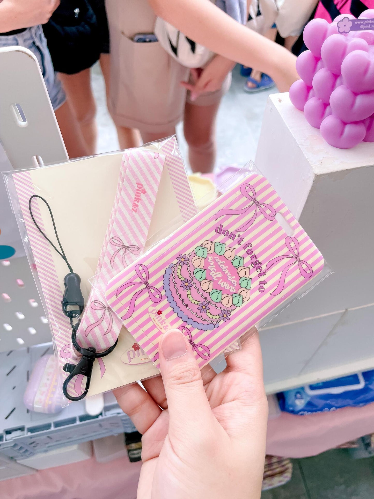Card Case + Lanyard (with mini keychain)
