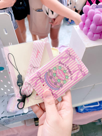 Card Case + Lanyard (with mini keychain)