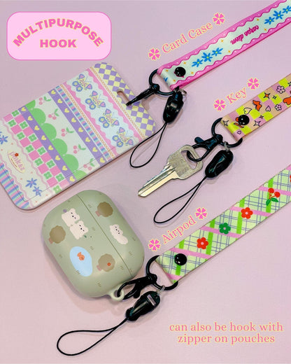 Card Case + Lanyard (with mini keychain)