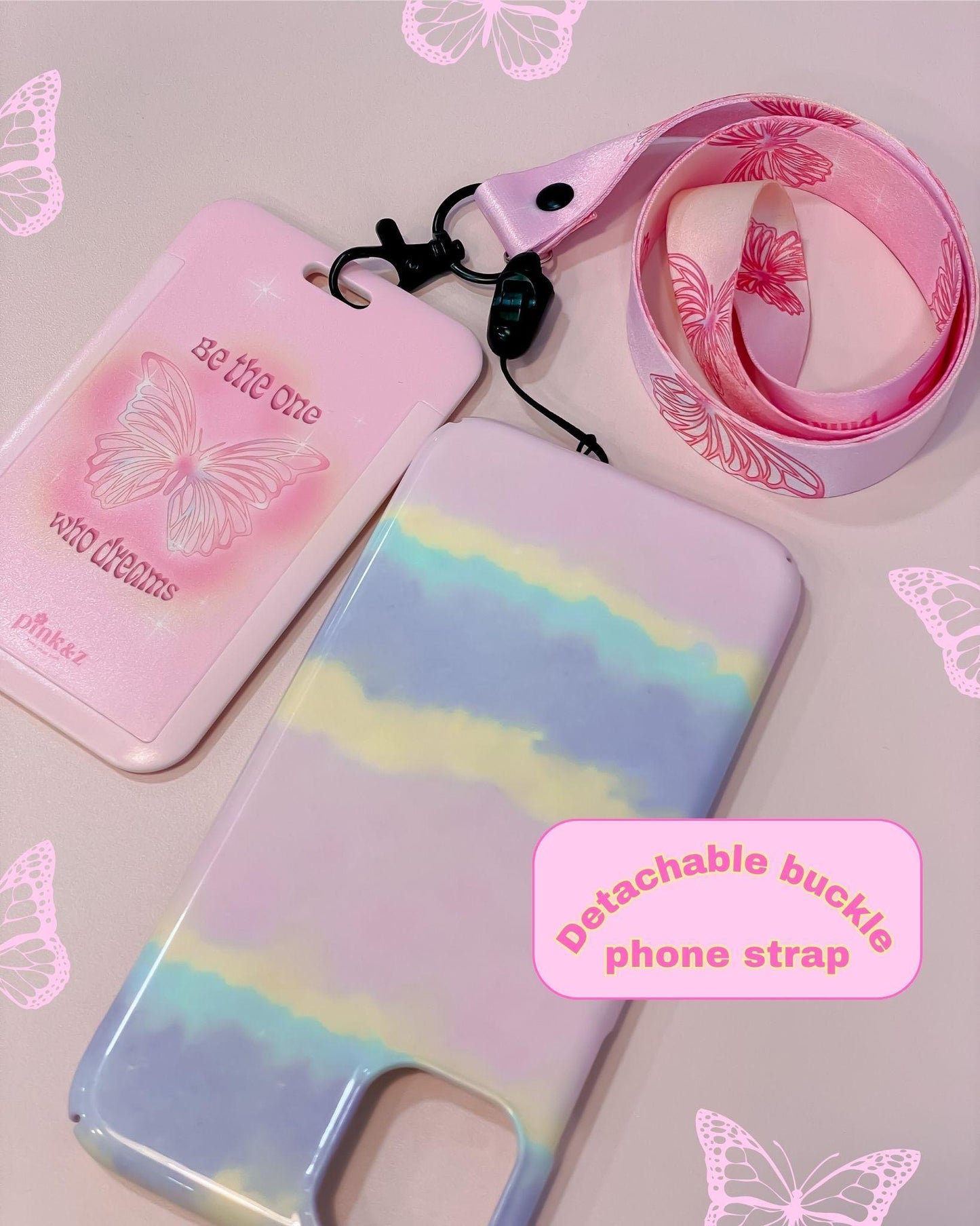 Card Case + Lanyard (with mini keychain)