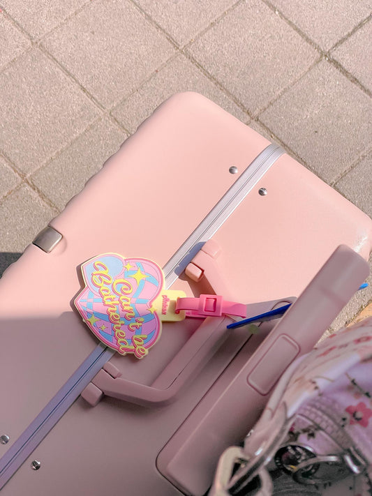 Pink&Z Can't be Bothered Luggage Tag / Silicone Bag Tag