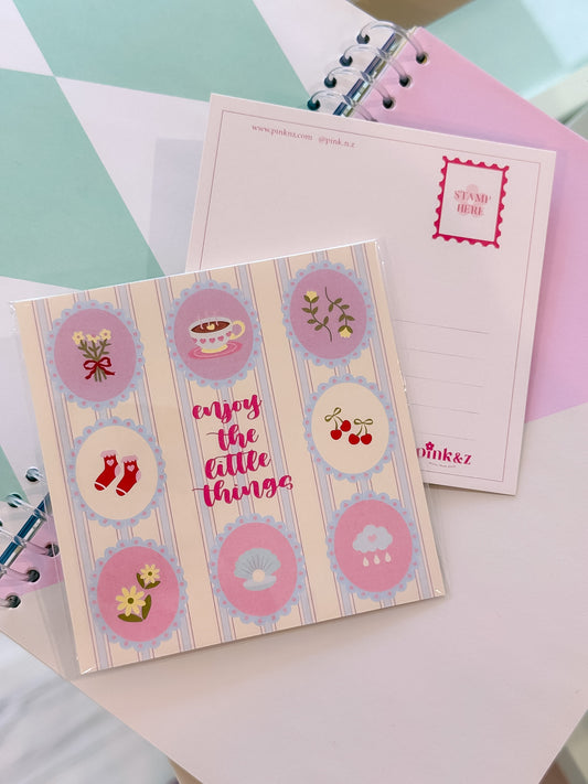 Spread Positivity Square Postcards