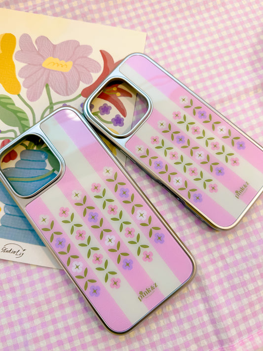 Raya Flower Metallic Magnetic iPhone Case