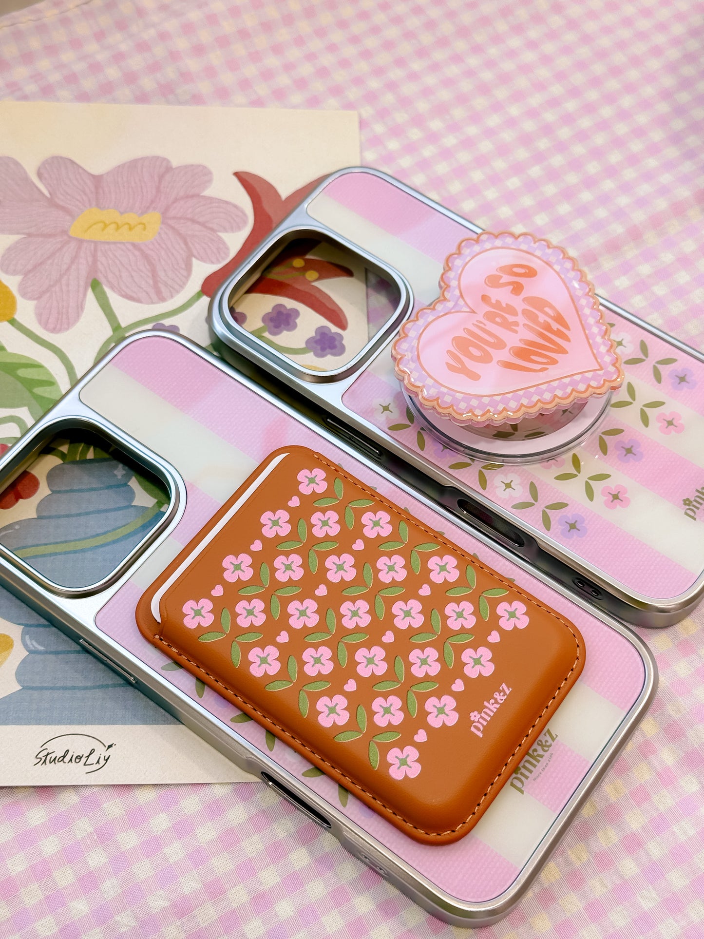 Raya Bloom Metallic Magnetic iPhone Case
