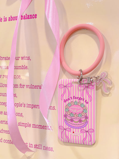 Card Case with Silicone Wristband