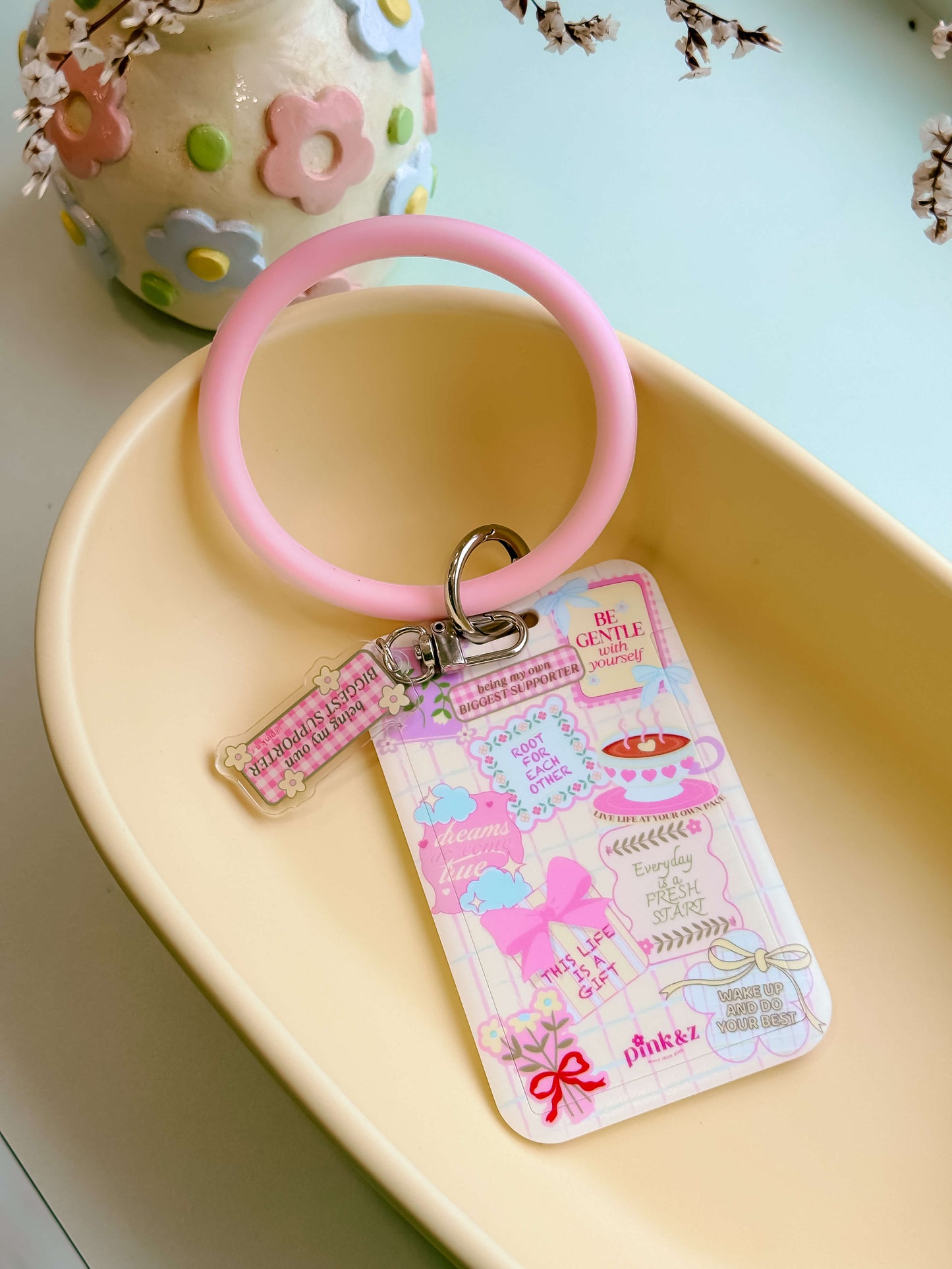 Card Case with Silicone Wristband