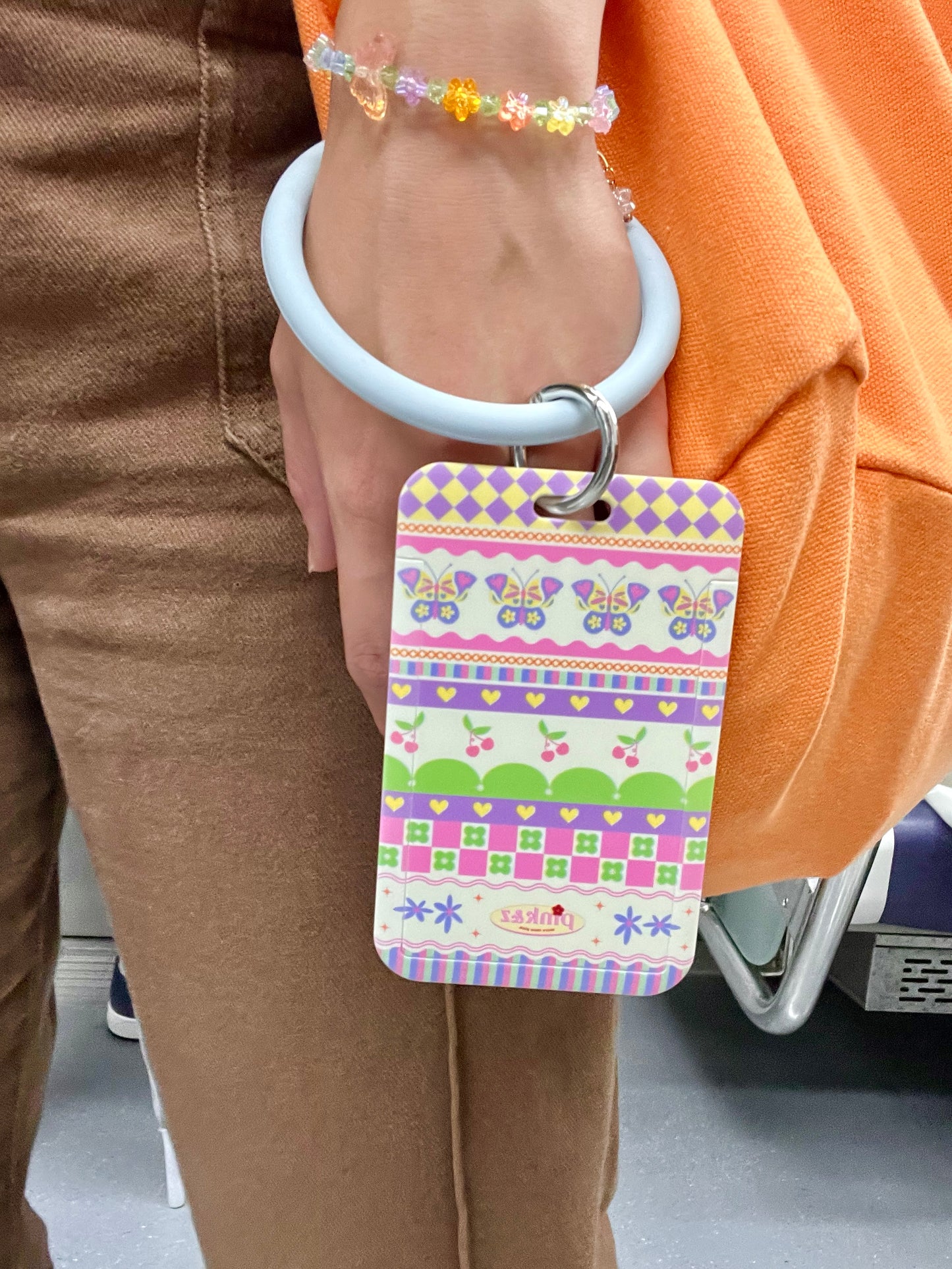 Card Case with Silicone Wristband