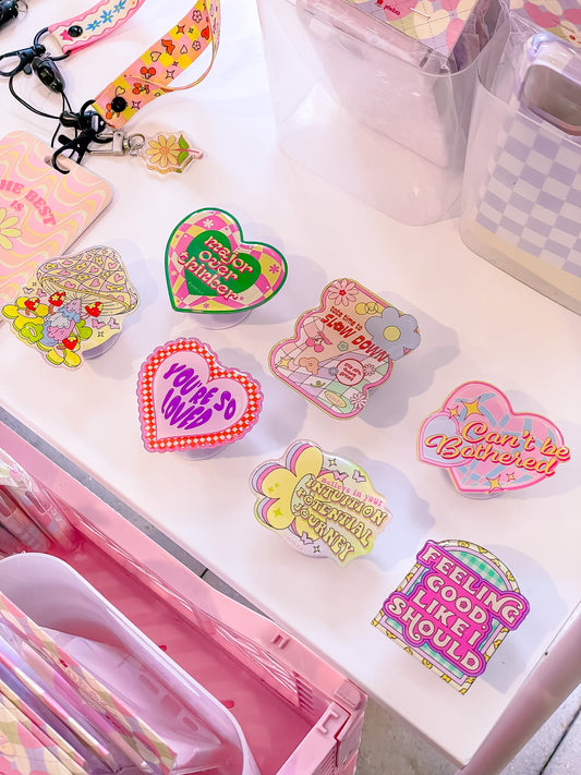 Novelty Stick-on Phone Grip