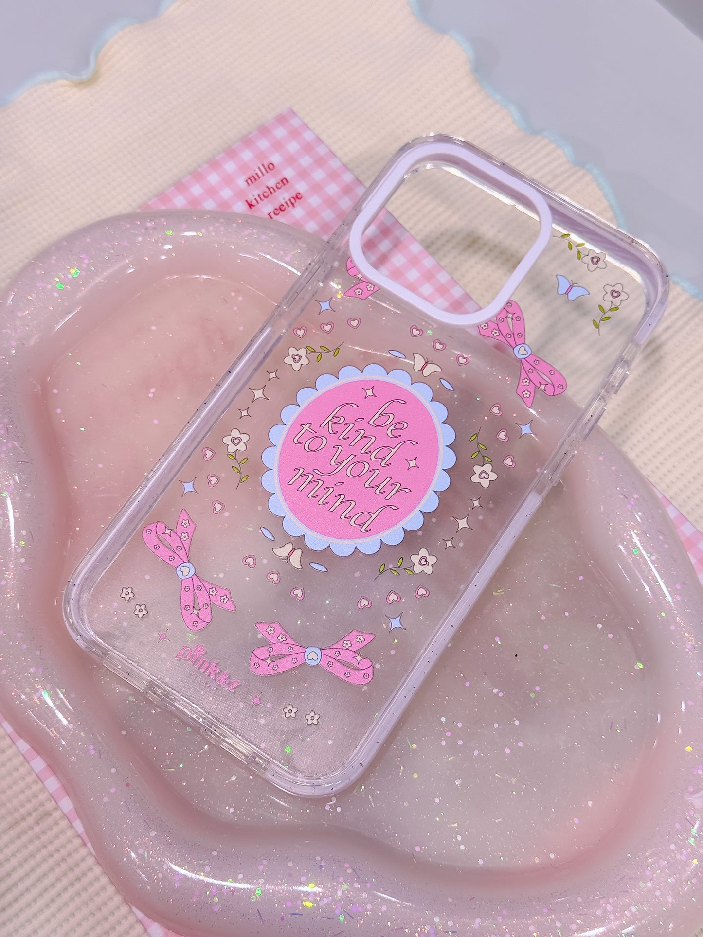 Be Kind Transparent Impact iPhone Case