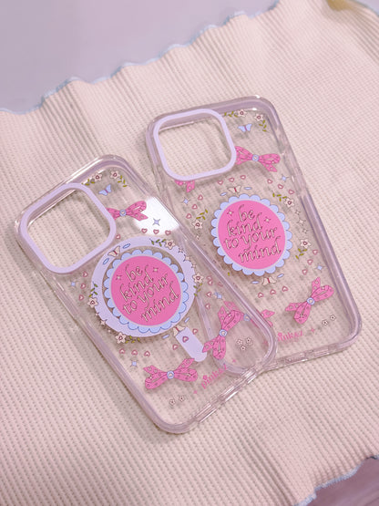 Be Kind Transparent Impact iPhone Case