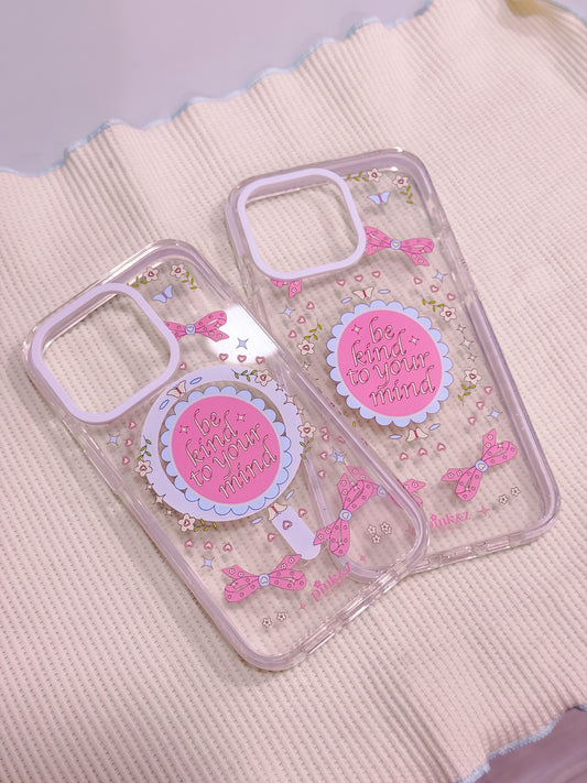 Be Kind Transparent Impact iPhone Case