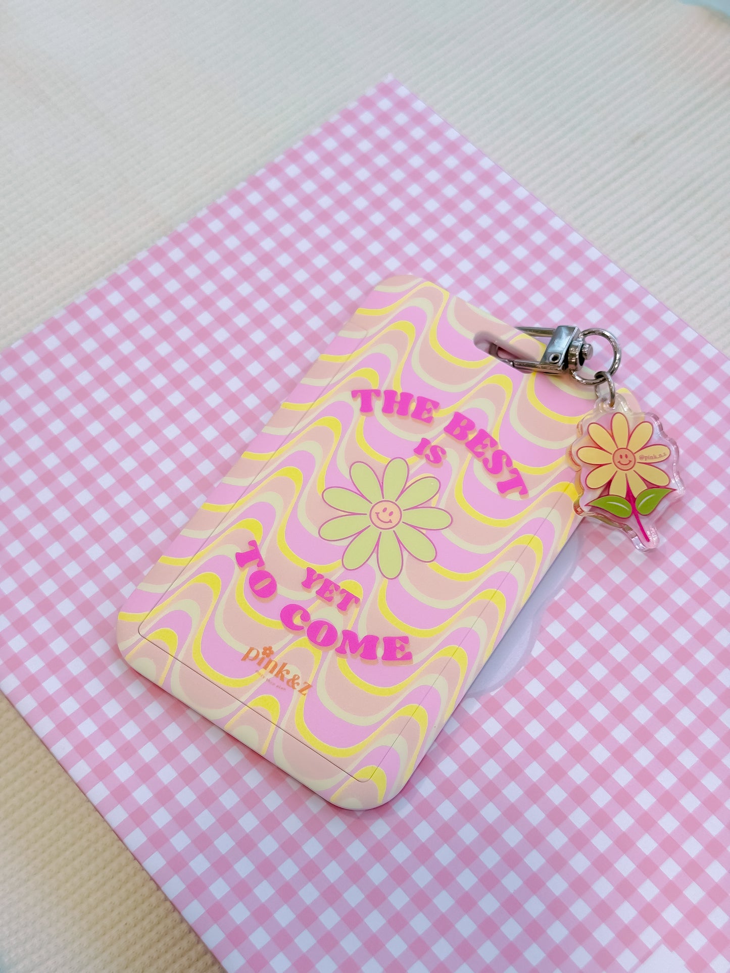 (NO lanyard) Card Case & Mini Keychain Set