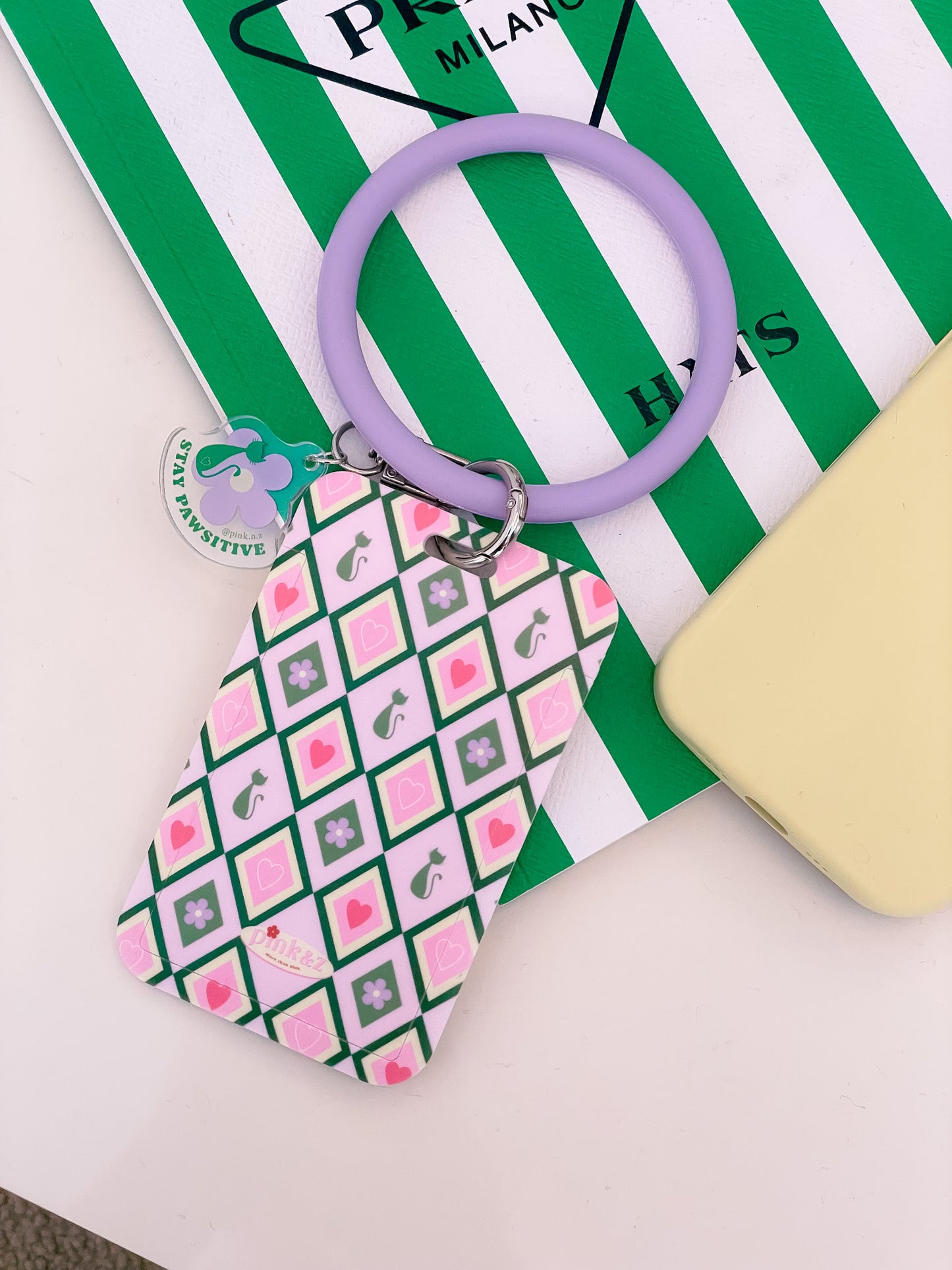 Card Case with Silicone Wristband