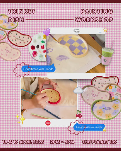 Trinket Dish Painting Workshop @ The Pocket