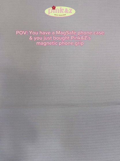 Novelty Magnetic Phone Grip (complimentary Magnetic Ring sticker)