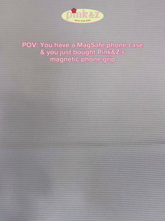 Novelty Magnetic Phone Grip (complimentary Magnetic Ring sticker)